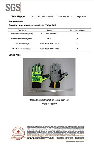Heavy Duty Work Gloves with Knuckles pads, Anti Vibrant Safety Gloves with Grip, Industrial Impact Working Gear, Durable Protective work wear for Mechanic, Automotive Repair, Construction, Oil & Gas - Thumbnail 5