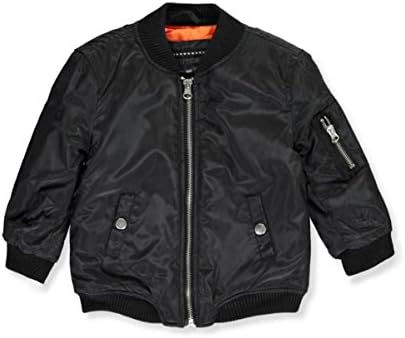 Twenty/Twenty Baby Boys' Flight Jacket - black, 24 months