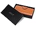 S-ZONE Women RFID Blocking Genuine Leather Wallet 12 Card Slots Trifold Purse