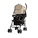 Evezo 2141A Full-Size Ultra Lightweight Umbrella Stroller, Reclining Seat, 5-Point Safety Harness, Canopy, Storage Bin (Taupe Gray) (214-1A)