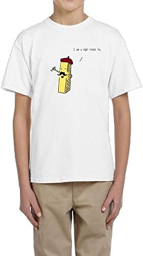 Boy and Girl I Am A Legit French Fry Kawaii 100% Cotton T Shirt Teenager Tee Shirts
