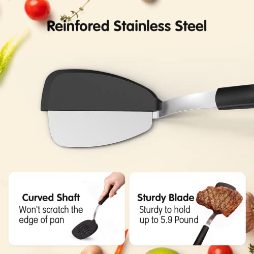 2022 Upgraded Spatula Silicone Heat Resistant, GEEKHOM Silicone