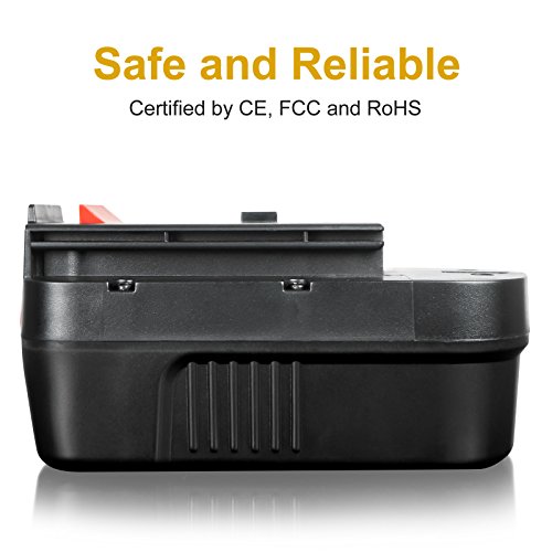 FLAGPOWER 18V 3.0Ah Replace Battery for Black and Decker HPB18 HPB18-OPE 244760-00 FS18FL FSB18 Firestorm Power Tool(2Packs)