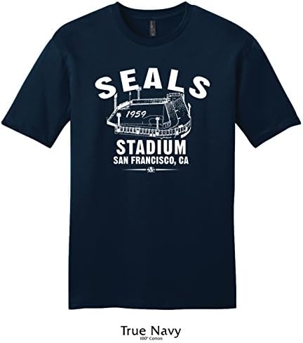 Throwbackmax 1959 Seals Stadium San Francisco Seals Baseball Tee Shirt