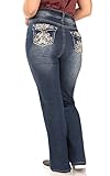 WallFlower Juniors Luscious Curvy Bling Bootcut Jeans