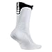Nike Elite Versatility Crew Basketball Sock White Medium