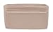 Vercord Felt Purse Handbag Pocketbook Tote Insert Organizer Bag Shaper In Bag Multi-Pockets Cream Beige Large