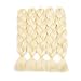 Alissa Jumbo Braiding Hair Extensions High Temperature Kanekalon Synthetic Ombre Twist Hair Multiple Tone Colored Jumbo Braiding Hair (24'', 613#)