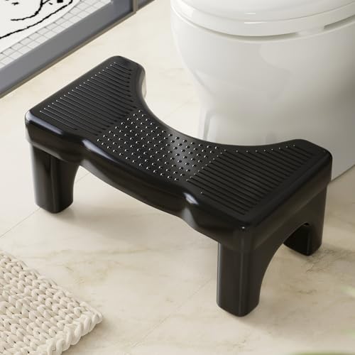 Kzeirm Black Toilet Stool Squat Adult, 7