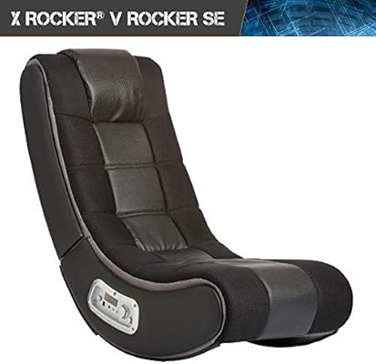 Amazon Com X Rocker V Rocker Se Black Foam Floor Video Gaming