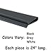 Coping Strips for Overlap Above Ground Pool Liners, Plastic Coping Clips for Overlap Pool Liner Replacement - for 18' Round Pools - Qty 29