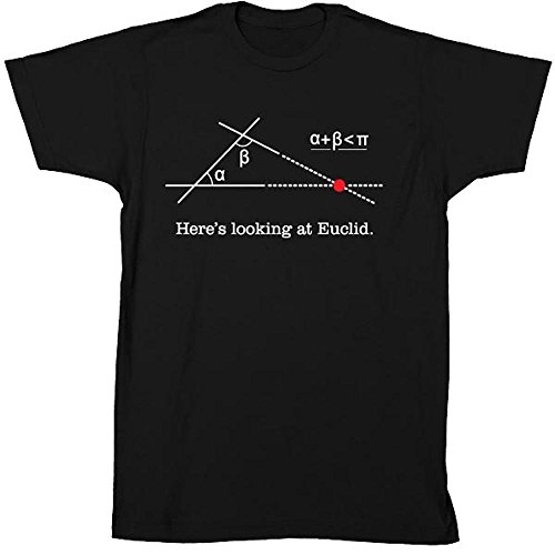 Here's Looking at Euclid T-Shirt - Unisex - for The Pun Loving Math Nerd