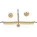 Fashionatelier Multi Color Full bharatanatyam Jewellery Dance Set (10 Items)