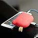 Reacher Panda - S36 5200mAh Cute Pet Mini Portable Charger, External Battery Power Bank Pack Backup (Red)