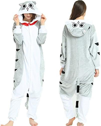 Indiefit Adult Onesie Pyjamas Flannel Cosplay Costume Sleepwear Nightgown