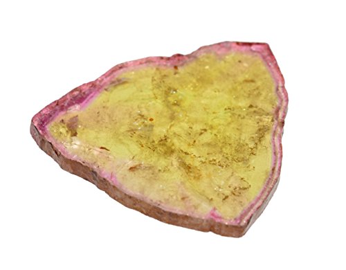 Bicolor Tourmaline polished gemstone slab 11.58 carat