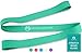 UpCircleSeven Ballet Band - Premium Stretch Band for Kids - Perfect for Dance, Gymnastics, and Flexibility (Teal Green)