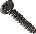 Small Parts 1016APPB Steel Sheet Metal Screw, Black Oxide Finish, Pan Head, Phillips Drive, Type A, #10-12 Thread Size, 1