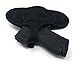 Tactical Pancake Gun Holster Houston - Nylon Concealed Carry Soft Material | Suede Interior for Maximum Protection | Outside Belt Slide | Ambidextrous Fit: Glock 19 23 32 26 27 33 30 | M-P Shield, XDs