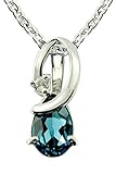 RB Gems Sterling Silver 925 Pendant Necklace