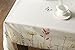 Maison d' Hermine Table Cloth Rectangle Table 100% Cotton 60 x 108 Inches Tablecloth Reusable Decorative for Dining Room, Farmhouse, Home, Party, Festive & Wedding Spring Summer - Botanical Fresh