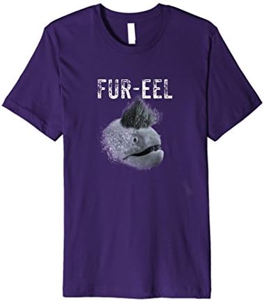 Mens For Real FUR EEL Funny Eel Premium Shirt XL Purple