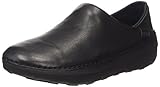 FitFlop Womens SuperLoafer Leather Black Slip-On - 8