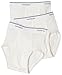 Fruit Of The Loom Little Boys' Full Cut Cotton Brief, White, Large(Pack of 3)