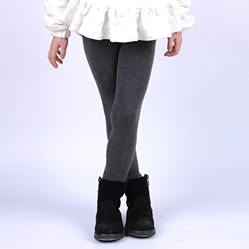 Innabella Girls Winter Cotton Melange Fleece Lined Warm Velvet Leggings