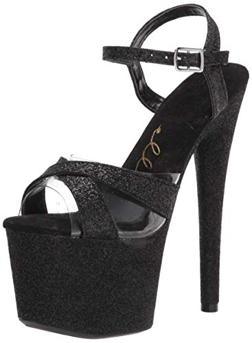 Ellie Shoes Women's Vicky Sandal, Black, 9