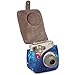 Woodmin Compatible Galaxy PU Leather Instax Camera Case Bag for Fujifilm Instax Mini 7s and Polaroid PIC-300 Camera