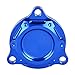 NICECNC Blue Engine Oil Filtrar Cover Cap Plug Powerful Magnet Embedded Compatible with Suzuki DRZ400,DRZ400E,DRZ400S,DRZ400SM 2000-2021,KFX400 2003-2006,Quadsport Z400 LTZ400 LTZ400Z 2x4