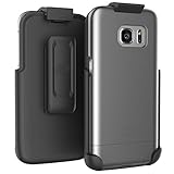 Encased Ultra-thin SHIELD Belt Clip Holster Case for Samsung Galaxy S7 - Metallic Gray