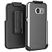 Encased Ultra-thin SHIELD Belt Clip Holster Case for Samsung Galaxy S7 - Metallic Gray