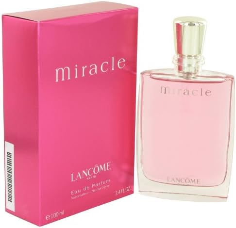 Miracle Perfume For Women By L A N C O M E Eau De Parfum 3.4 oz.100 ml. [WP] Free! Sample Amazing Perfume 0.07 oz Vial Spray