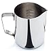 Stainless Steel Milk Frothing Pitcher - with Measurement Markings and Bonus Storage Bag (12 or 20 oz.) - for Espresso Maker, Hot Milk Frother and Cappuccino Maker