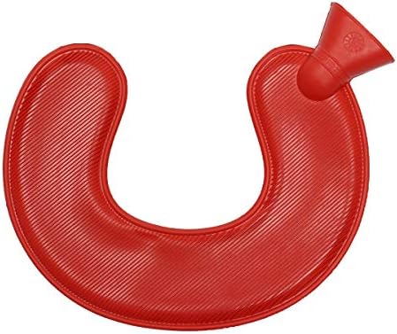 Tanchen U Shaped Rubber Hot Water Bag Neck Shoulder Warmer Relief Relax Spine Therapy Aid