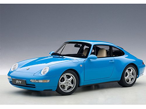 AUTOart 78133 1/18 - Millennium: Porsche 993 Carrera 1995, Riviera Blue Metallic