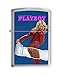Zippo Playboy Cover March 1975 Brushed Chrome Pocket Lighter