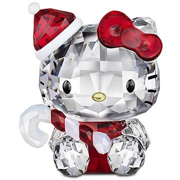 Swarovski Hello Kitty Santa Figurine