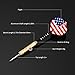 Sametop 12 Packs Steel Tip Darts Set 18 Grams with Flights, Aluminum Shafts, Brass Barrels and Dart Sharpener