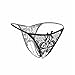 IEason Women Lingerie 2017 Women Lace Crotchless Panties Crotch Thong with Pearls Massaging Underwear (Free Size, Black)