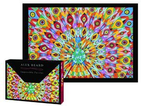 Alex Beard Impossible Jigsaw Puzzle ~ Peacock