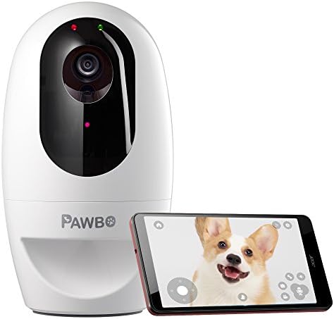 Pawbo+ Wireless Interactive Pet Camera and Treat Dispenser w/Light Chasing Game and Instant Sharing