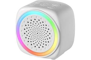White Noise Machine with 7-Color Night Light, Sleep Aid Sound Machine, Portable Sleep Therapy Device for Bedroom, Multiple So