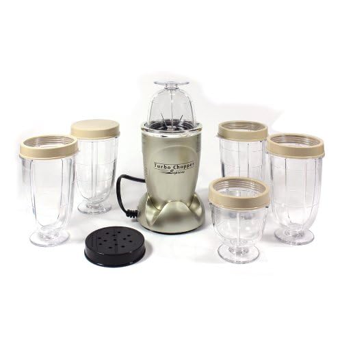 Cooks Essentials 10 Piece 250 Watt Turbo Chopper Express SCRATCH AND