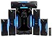 Rockville HTS56 1000w 5.1 Channel Home Theater System/Bluetooth/USB+8″ Subwoofer (Renewed)thumb 1