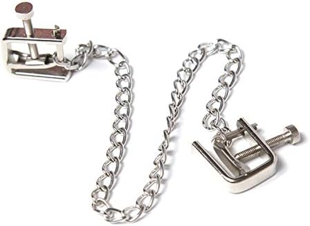 Chest Clamps Metal P-ussy Rivacy Stimulator Clip Privacy Funny Toys for Women Privacy Chastity Games 4 Styles for Choose,Style 1