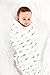 TINY ZONE Muslin Swaddle Blankets, Receiving Blankets for Newborn Boy, Girl, Unisex | Organic Bamboo Cotton with Bonus Bib (3 Pack)| Baby Swaddle Blanket, Swaddle Wrap, Muslin Swaddle