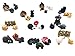yueton Pack of 10 Sets Miniature Ornament Set for Dollhouse Decor Fairy Garden
